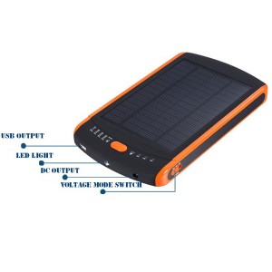 Pannello solare per ricaricare batterie cellulari, macchina fotografica, GPS